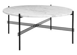 Gubi TS Coffee Table Large in White Carrara Marble - thumbnail 1