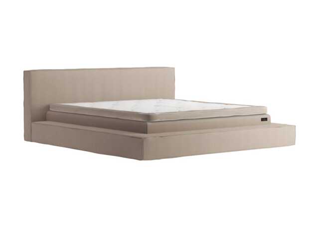 Carpe Diem Beds Rörö Stora Bed Set and Luxury Mattress Topper Super King Medium Tension in Ro Asuri Cashew