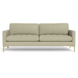 Heal's Eton 4 Seater Sofa Cotton Grain Brass Feet