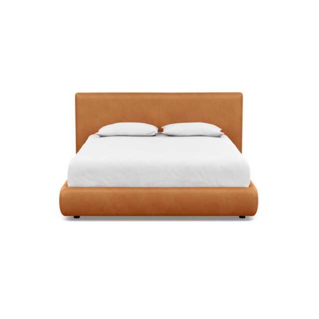 Heal's Alba Storage Bed King Luxury Leather Canella - image 1