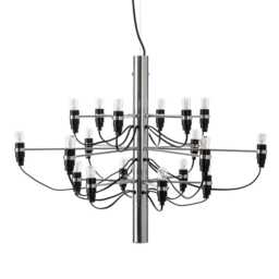 Flos 2097/18 Chandelier Clear Bulbs Chrome - thumbnail 1
