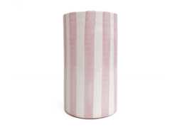 Casa Cubista Stripe Vase Pink