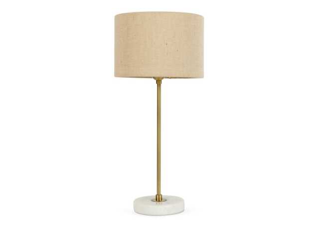 Heal's Simple Table Lamp White Marble