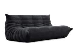 Ligne Roset Togo Large Settee Alcantara Anthracite - thumbnail 1