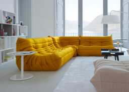 Ligne Roset Togo Large Settee Alcantara Anthracite - thumbnail 2