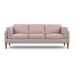 Heal's Sonno 4 Seater Siena Cotton Dusky Pink Walnut Feet - thumbnail 1