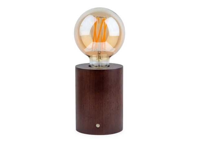 Heal's Bristol Touch Lamp Walnut