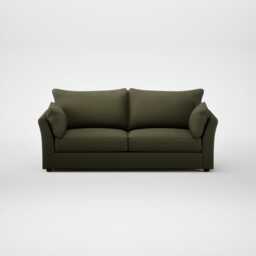 Heal's Tailor 4 Seater Sofa Smart Cotton Linen Myrtle Walnut Stained Feet - thumbnail 1