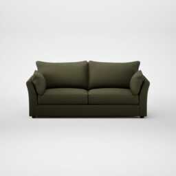 Heal's Tailor 4 Seater Sofa Smart Cotton Linen Myrtle Walnut Stained Feet - thumbnail 2