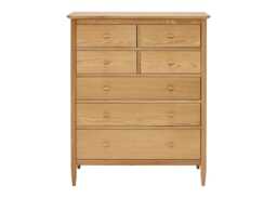Ercol Teramo 7 Drawer Tall Wide Chest