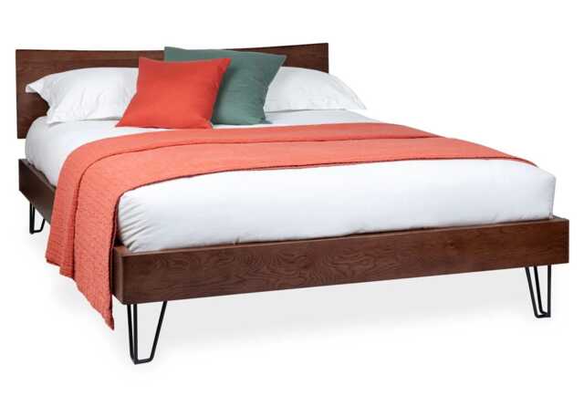 Heal's Brunel Bed Headboard Dark Wood King