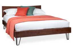 Heal's Brunel Bed Headboard Dark Wood King