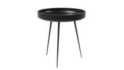 Mater Bowl Table Medium Black Stained Mango Wood - thumbnail 1