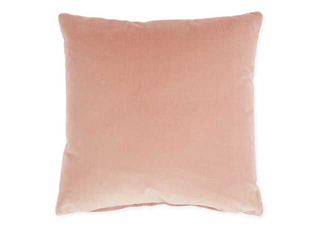 Heal's Velvet Cushion Dusky Pink 55 x 55cm
