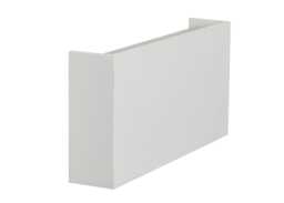 Heal's Outdoor or Bathroom LED Wall Light Rectangle White