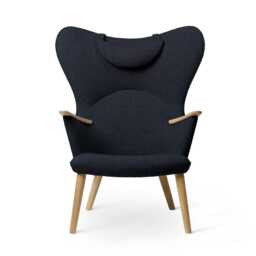 Carl Hansen & Son CH78 Lounge Chair with head rest, Oak/Fiord 0782 - thumbnail 1