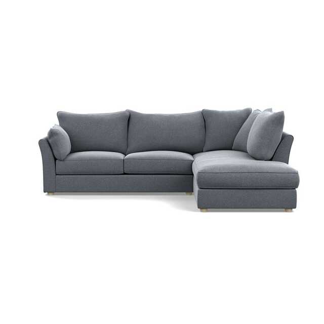 Heal's Tailor Right Hand Facing Corner Sofa Boucle Steel Natural Feet