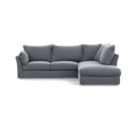 Heal's Tailor Right Hand Facing Corner Sofa Boucle Steel Natural Feet
