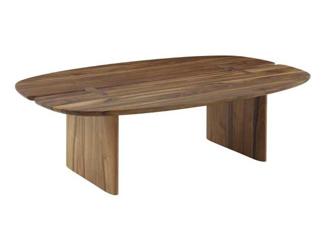 Ligne Roset Intervalle Low Table Solid European Walnut
