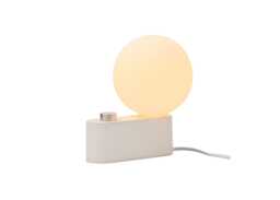 Tala Alumina Table and Wall Lamp Chalk with Sphere IV Bulb