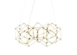 Heal's Supernova LED Oval Pendant Light Brass