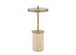 Umage Asteria LED Move Mini Portable Lamp Travertine/Brass