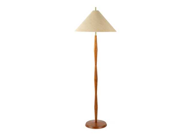 Heal's Osaka Floor Lamp Walnut Finish - image 1