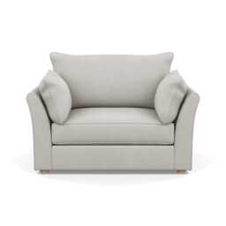 Heal's Tailor Loveseat Capelo Linen-Cotton Sea Salt Natural Beech Feet