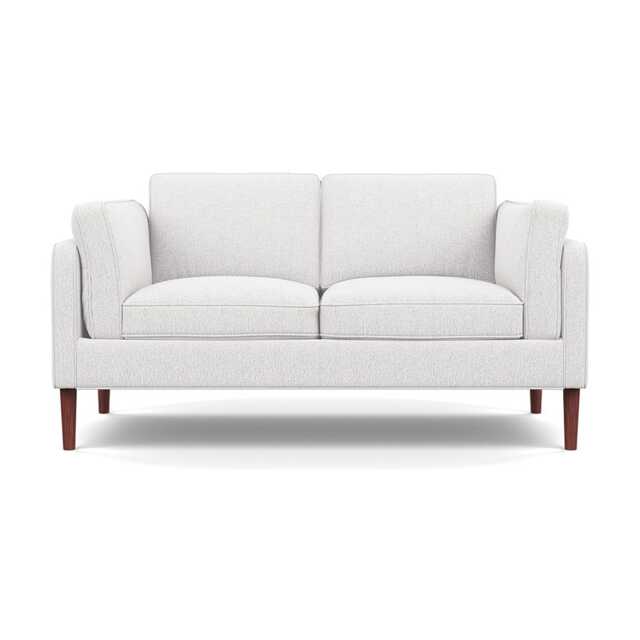 Heal's Sonno 2 Seater Loop Boucle Polar Walnut Feet