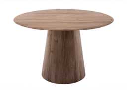 Gazzda Mushroom Round Dining Table Walnut 126cm