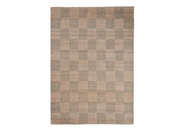 Heal's Jana Check Rug Green 200 x 300cm