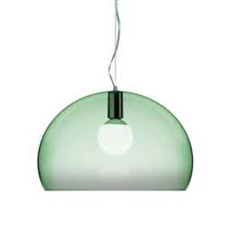 Kartell FLY Pendant Light Sage Green Transparent