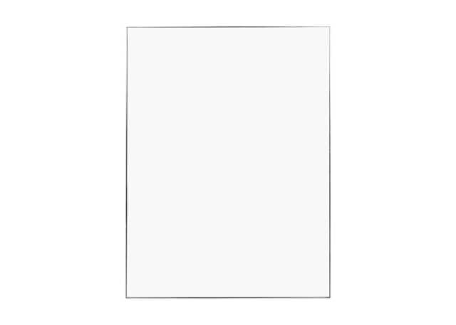 Heal's Fine Edge Mirror Rectangle 100x75cm Silver - image 1