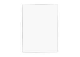 Heal's Fine Edge Mirror Rectangle 100x75cm Silver - thumbnail 1