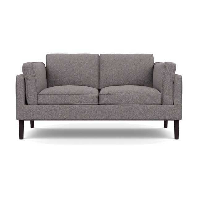 Heal's Sonno 2 Seater Loop Boucle Granite Wenge Black Feet