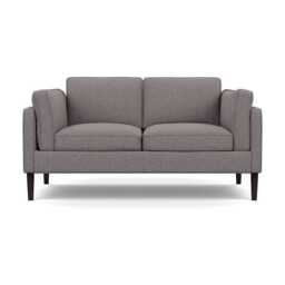 Heal's Sonno 2 Seater Loop Boucle Granite Wenge Black Feet