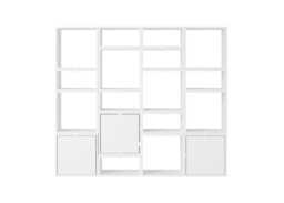 Muuto Stacked Storage System Bookcase Configuration 4 White