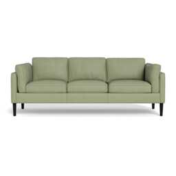 Heal's Sonno 4 Seater Sofa Siena Cotton Pistachio Wenge  Black Feet - thumbnail 1