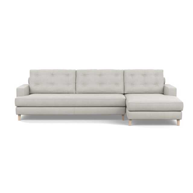 Heal's Mistral Right Hand Corner Sofa Capelo Linen-Cotton Sea Salt Natural Feet