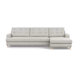 Heal's Mistral Right Hand Corner Sofa Capelo Linen-Cotton Sea Salt Natural Feet