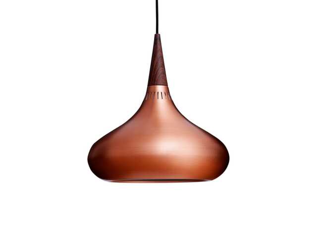 Fritz Hansen Orient Pendant Light P2 Copper & Rosewood