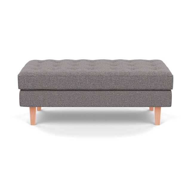Heal's Hepburn Ottoman Loop Boucle Granite Natural - image 1