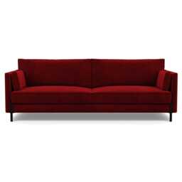 Heal's Tortona 4 seater Sofa Smart Luxe Velvet Mulberry - thumbnail 1