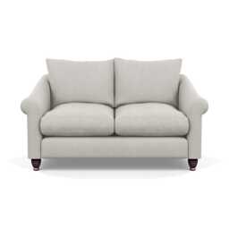 Heal's Devon 2 Seater Sofa Capelo Linen-Cotton Sea Salt Walnut Stained Feet - thumbnail 1