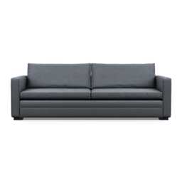 Heal's Palermo 5 Seater Sofa Siena Cotton Shale Grey Black Feet
