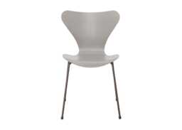 Fritz Hansen Series 7 Chair Coloured Ash Nine Grey Bronze Legs