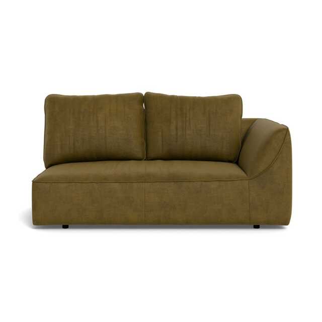 Heal's Morven Right Hand Facing 2 Seater Unit Smart Luxe Velvet Peridot