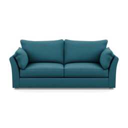 Heal's Tailor 4 Seater Sofa Brushed Cotton Cadet Natural Beech Feet