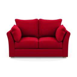 Heal's Tailor 2 Seater Sofa Melton Wool Red Oxide Natural Beech Feet - thumbnail 1