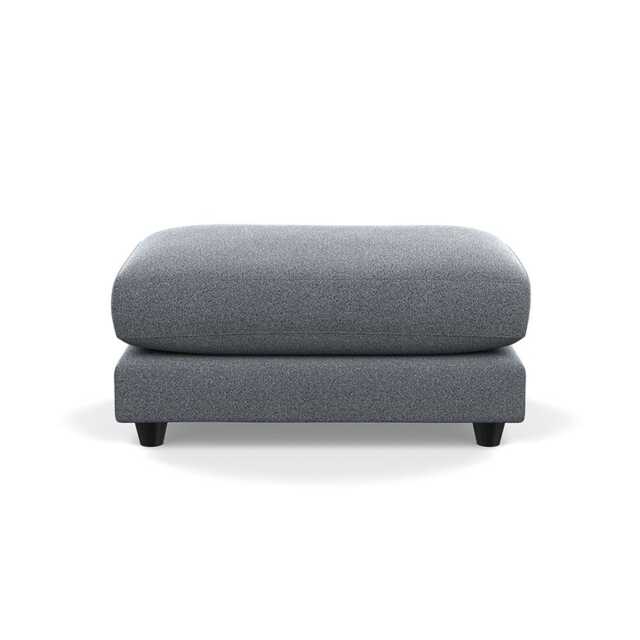 Heal's Snooze Footstool Boucle Steel Black Feet
